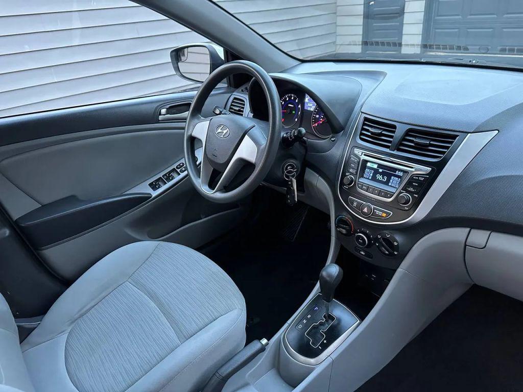2015 Century White Hyundai Accent