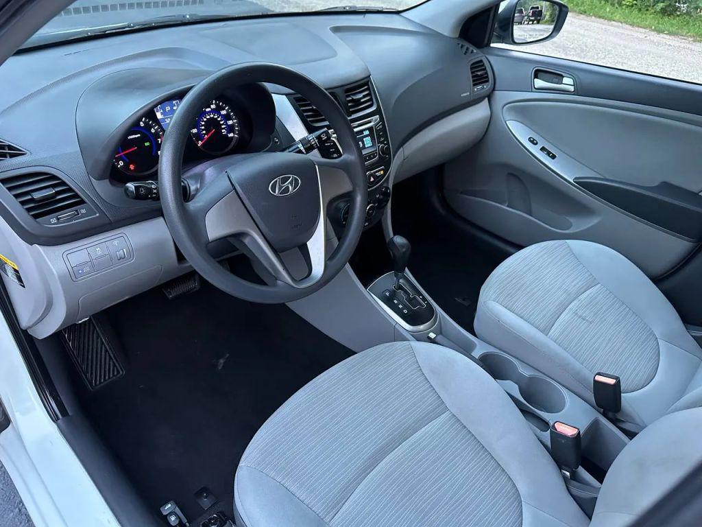 2015 Century White Hyundai Accent