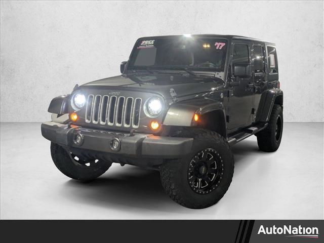 used 2017 Jeep Wrangler Unlimited car, priced at $21,998