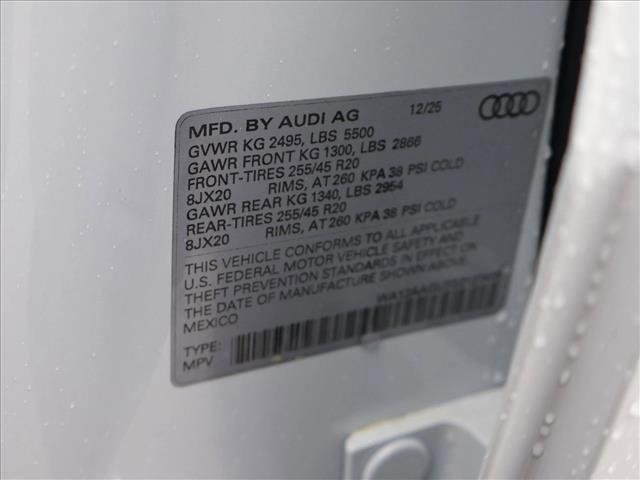 new 2025 Audi Q5 car, priced at $54,188