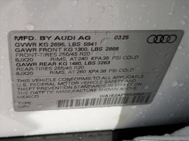 new 2025 Audi Q5 car, priced at $62,362