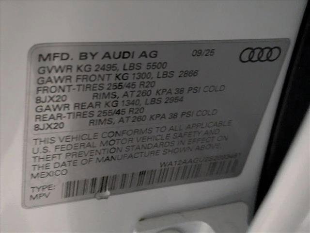 new 2025 Audi Q5 car, priced at $57,277