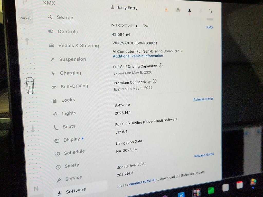 used 2022 Tesla Model X car, priced at $54,998