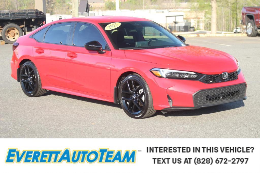 used 2025 Honda Civic car, priced at $26,500