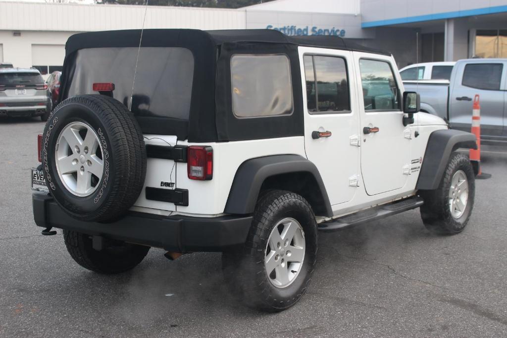 used 2017 Jeep Wrangler Unlimited car, priced at $14,000