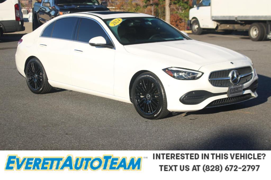 used 2024 Mercedes-Benz C-Class car, priced at $37,000