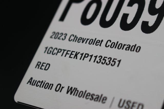 2023 Radiant Red Chevrolet Colorado