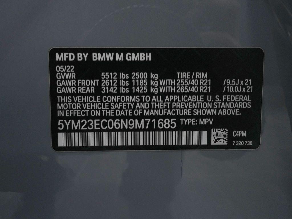 used 2022 BMW X4 M car, priced at $48,990