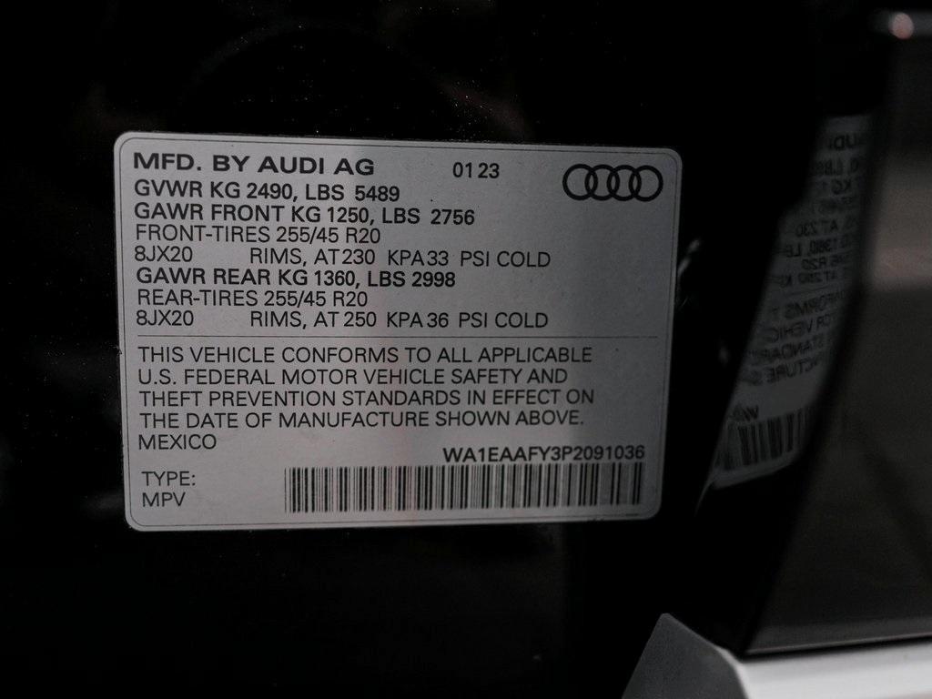 used 2023 Audi Q5 car, priced at $23,740