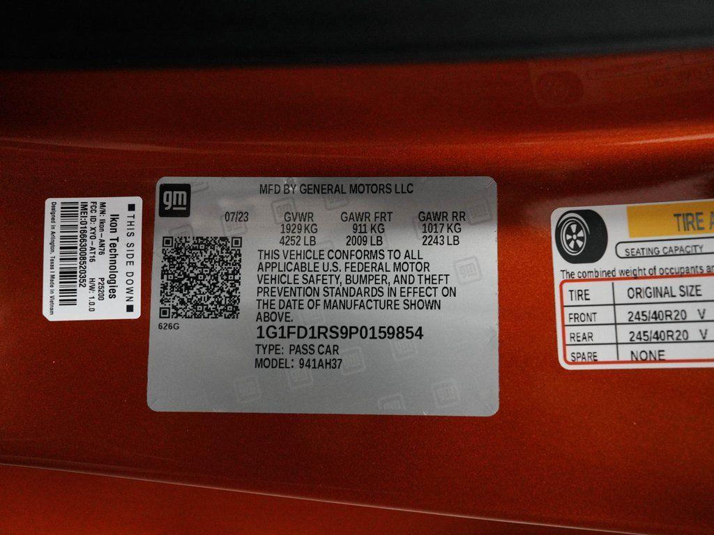 used 2023 Chevrolet Camaro car, priced at $31,890