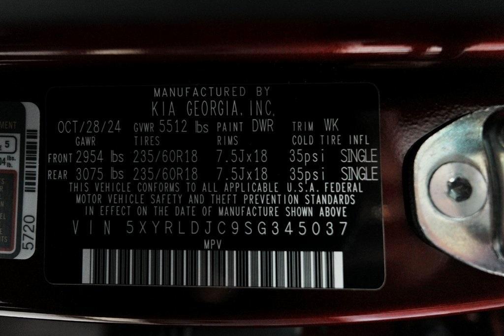 used 2025 Kia Sorento car, priced at $29,740