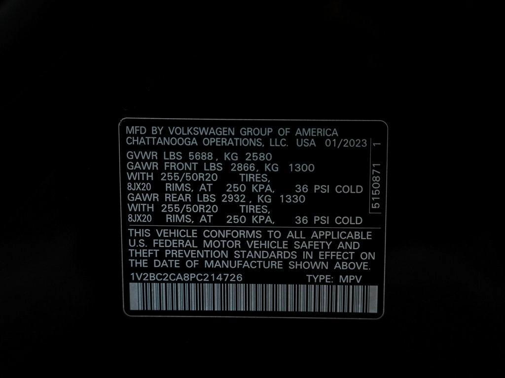 used 2023 Volkswagen Atlas Cross Sport car, priced at $29,450