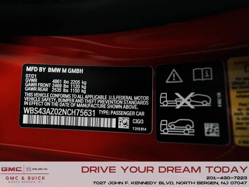 used 2022 BMW M4 car, priced at $70,890