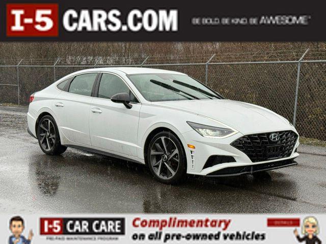 used 2021 Hyundai Sonata car, priced at $18,500