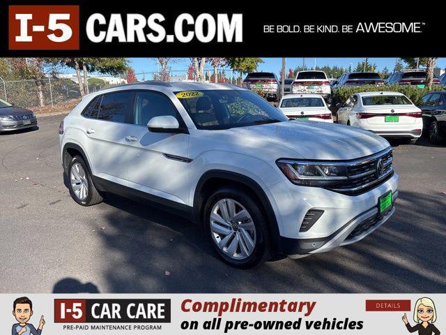 used 2022 Volkswagen Atlas Cross Sport car, priced at $24,500