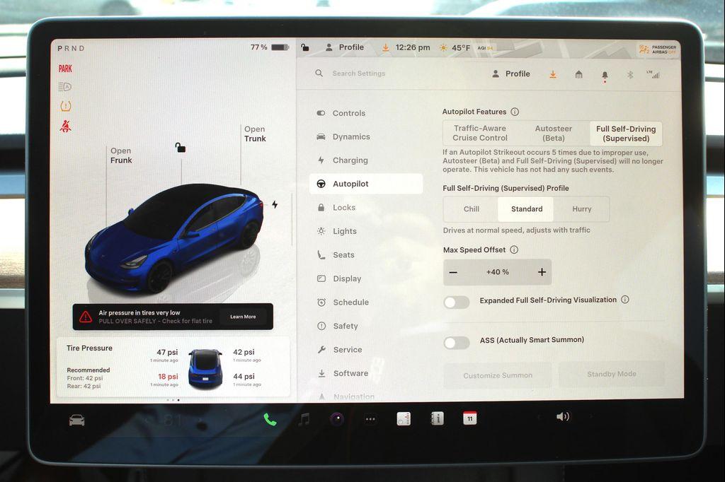 used 2023 Tesla Model 3 car, priced at $31,500