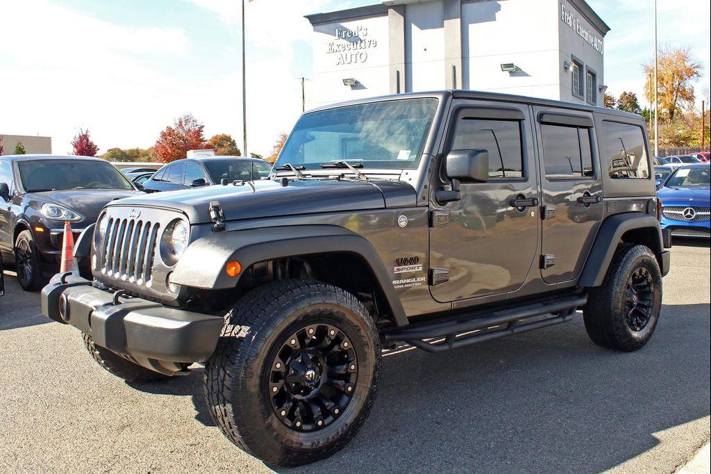 used 2017 Jeep Wrangler Unlimited car, priced at $18,997