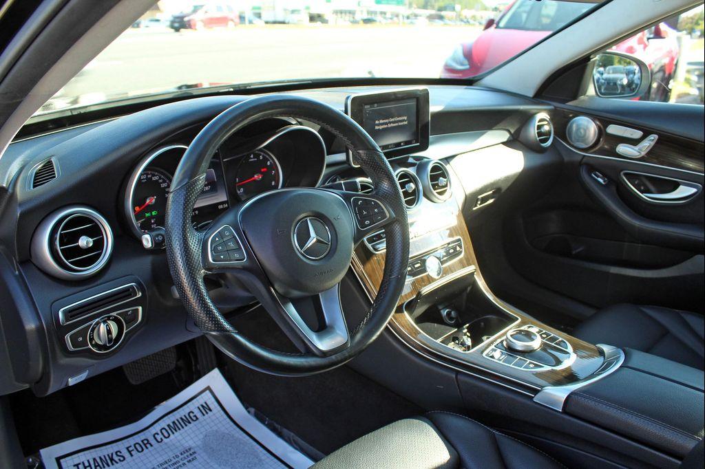 used 2017 Mercedes-Benz C-Class car, priced at $17,500