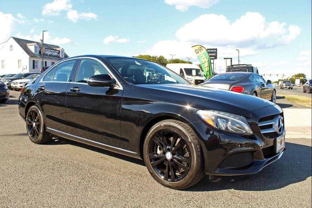 used 2017 Mercedes-Benz C-Class car, priced at $17,500