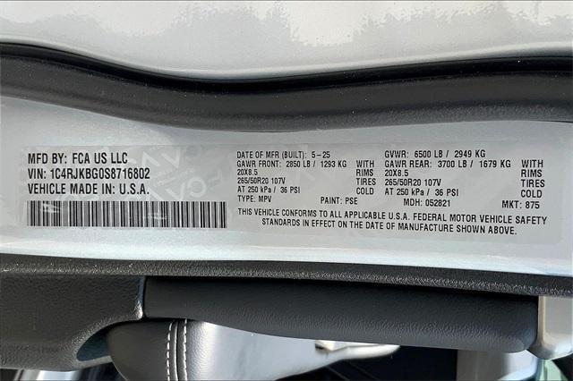 new 2025 Jeep Grand Cherokee L car, priced at $54,491