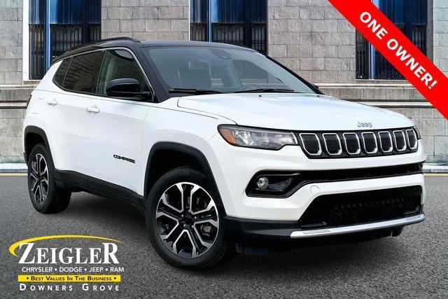 used 2022 Jeep Compass car, priced at $22,322