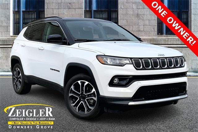 used 2022 Jeep Compass car, priced at $23,134
