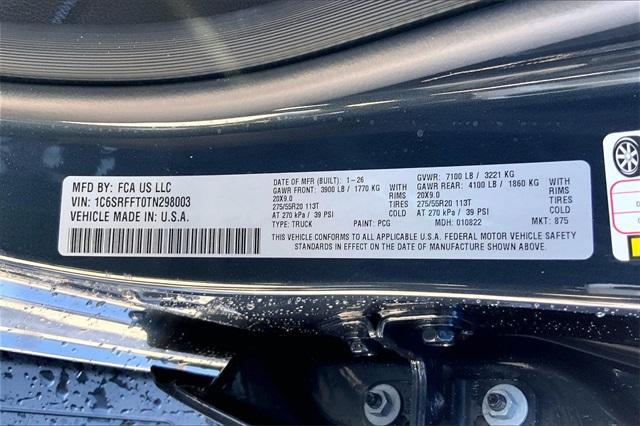 new 2026 Ram 1500 car, priced at $60,994