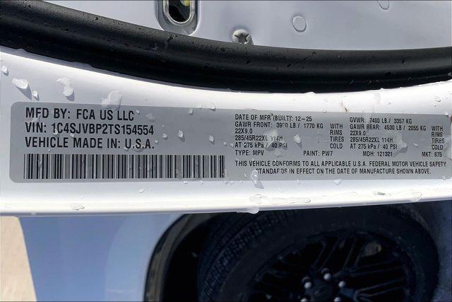 new 2026 Jeep Grand Wagoneer car, priced at $83,317