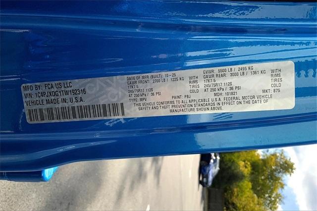 new 2026 Jeep Wrangler car, priced at $51,971