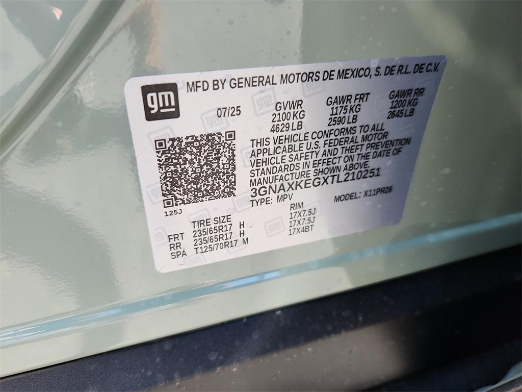 new 2026 Chevrolet Equinox car, priced at $36,617