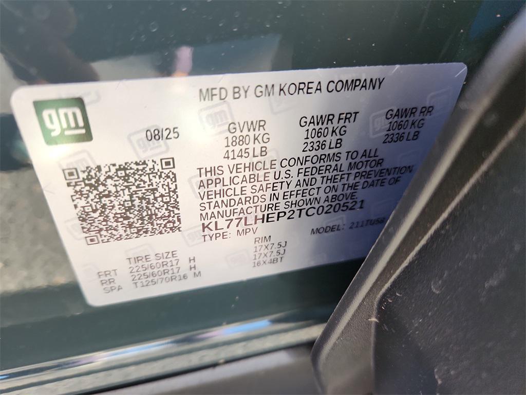 new 2026 Chevrolet Trax car, priced at $26,080