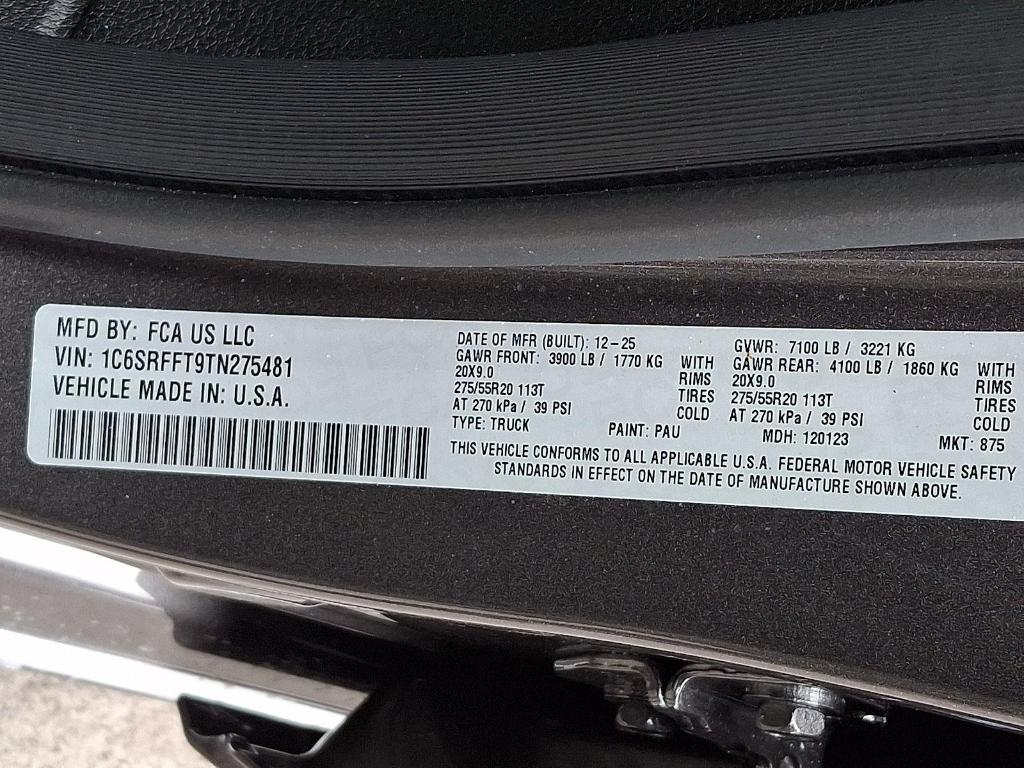 new 2026 Ram 1500 car, priced at $53,908