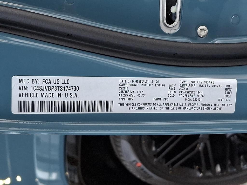 new 2026 Jeep Grand Wagoneer car, priced at $82,759