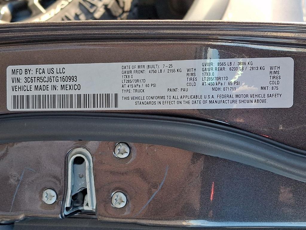 new 2026 Ram 2500 car, priced at $61,085