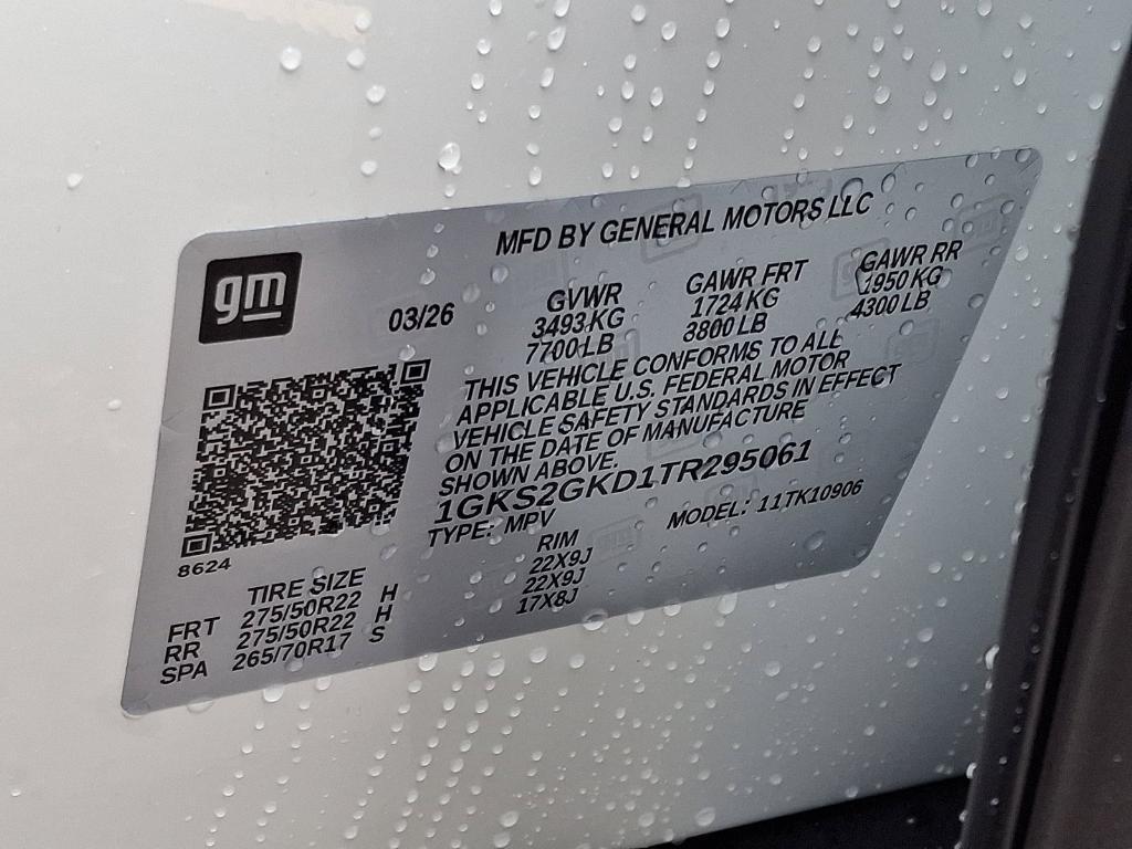 new 2026 GMC Yukon XL car, priced at $84,009