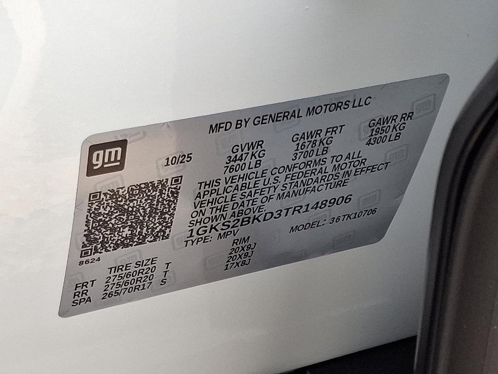 new 2026 GMC Yukon car, priced at $71,834