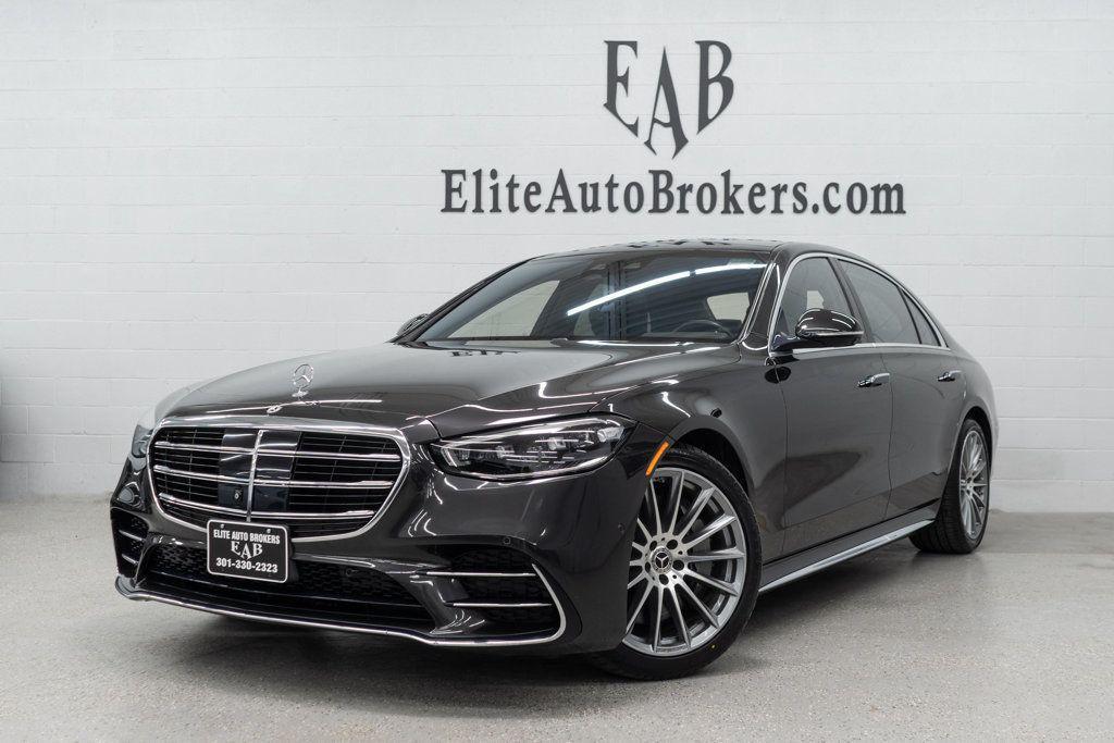 used 2022 Mercedes-Benz S-Class car, priced at $59,795
