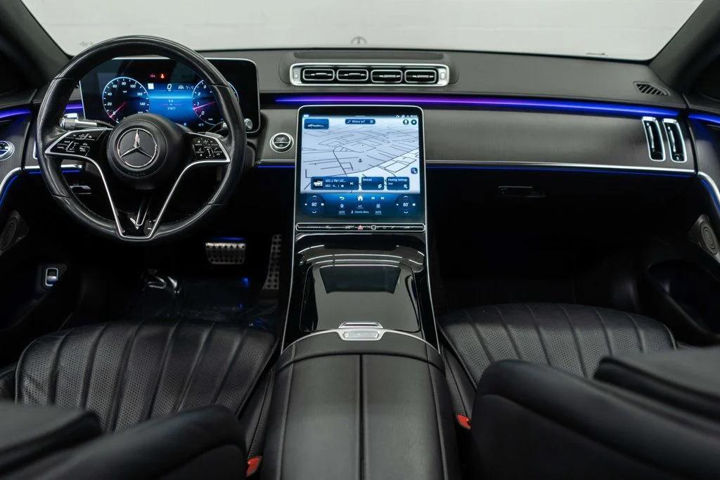 used 2022 Mercedes-Benz S-Class car, priced at $59,850