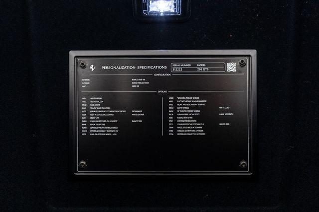 used 2024 Ferrari 296 GTS car, priced at $382,990