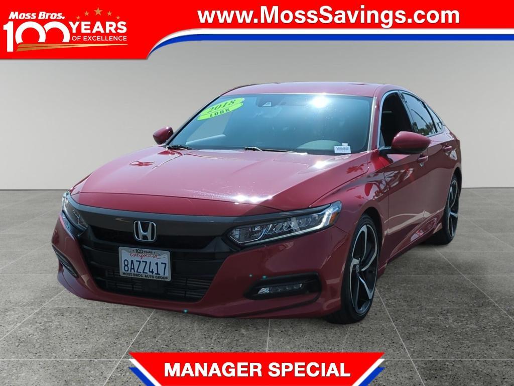 used 2018 Honda Accord car, priced at $18,470