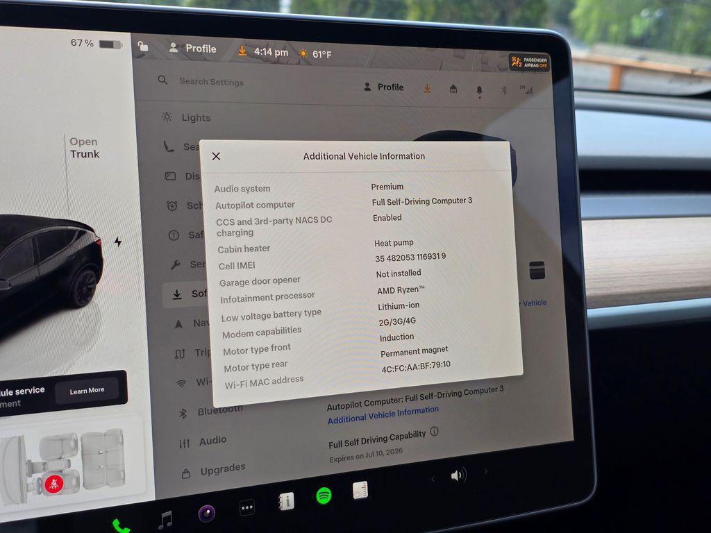 used 2023 Tesla Model Y car, priced at $36,888