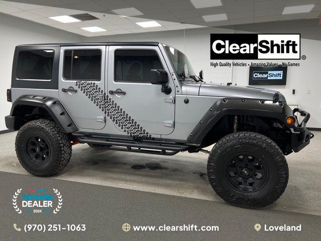 used 2015 Jeep Wrangler Unlimited car, priced at $16,989