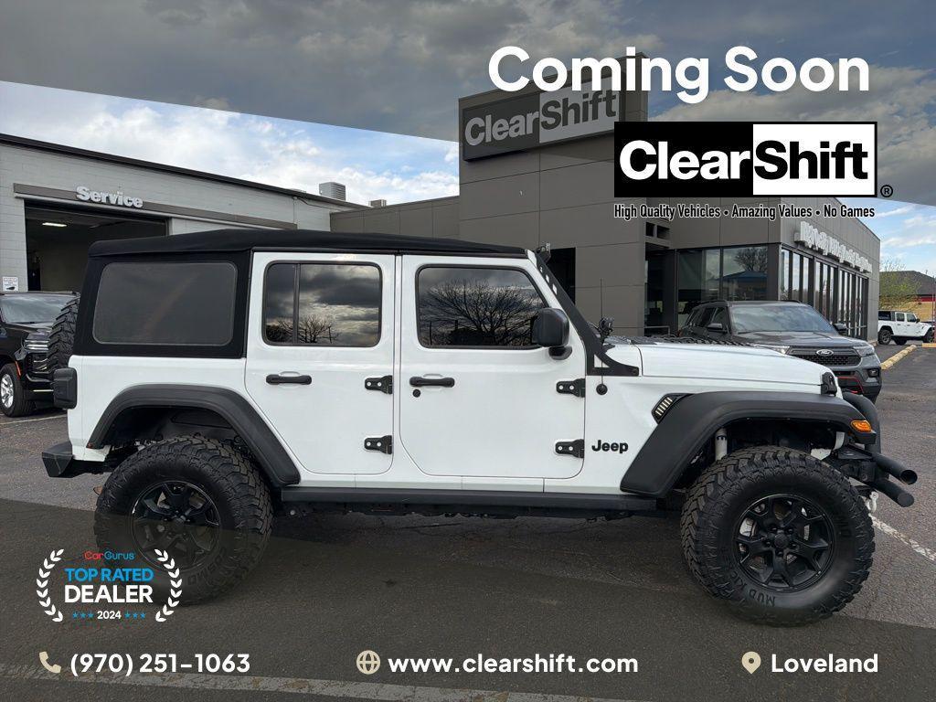 used 2021 Jeep Wrangler Unlimited car, priced at $27,569