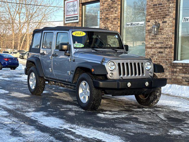 used 2017 Jeep Wrangler Unlimited car, priced at $19,500