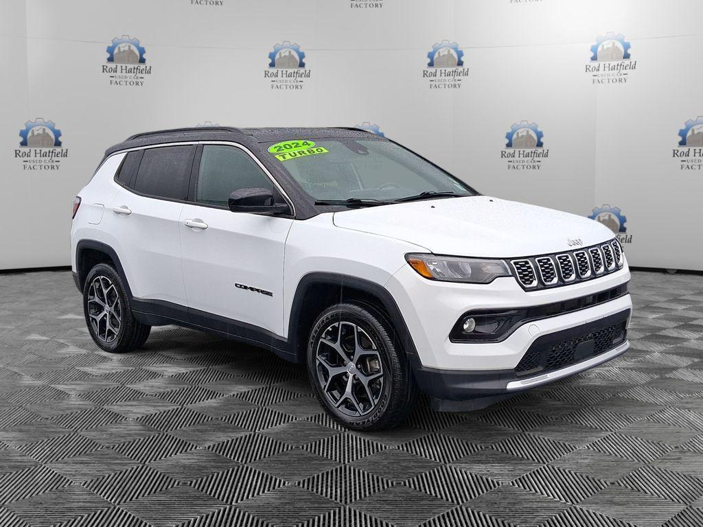 used 2024 Jeep Compass car, priced at $25,143