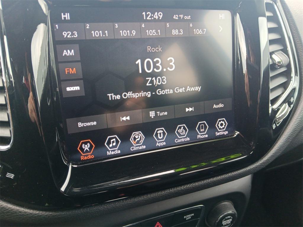 used 2020 Jeep Compass car, priced at $15,463