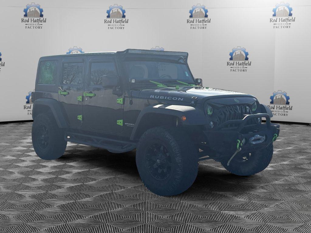 used 2014 Jeep Wrangler Unlimited car, priced at $16,849