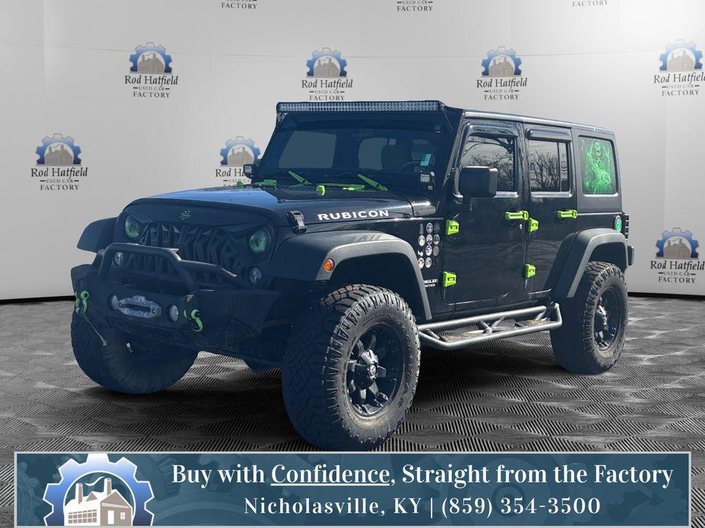 used 2014 Jeep Wrangler Unlimited car, priced at $15,466