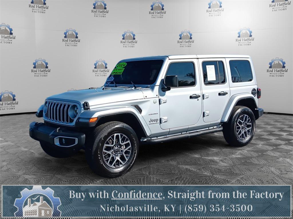 used 2024 Jeep Wrangler car, priced at $42,289
