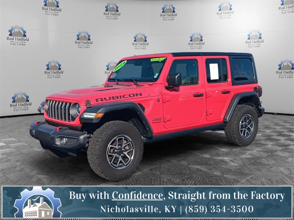 used 2024 Jeep Wrangler car, priced at $41,600